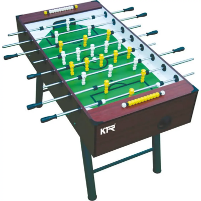 SOCCER TABLE / FOOS BALL TABLE COMPLETE WITH FITTINGS SUPER  HEAVY QUALITY MAHAGONY