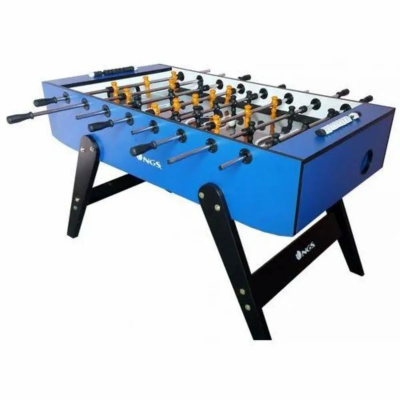 SOCCER TABLE / FOOS BALL TABLE COMPLETE WITH FITTINGS DELUX QUALITY BLUE
