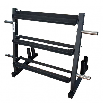 KH 216 MULTI DUMBBELL, PLATE & ROD RACK
