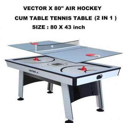 AIR HOCKEY CUM TABLE TENNIS TABLE (2 IN 1)