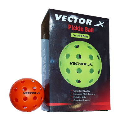 PICKLE BALL 40 HOLE ( PACK OF 6 )