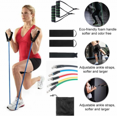 11 PC HOME EXERCISE TUBE SET