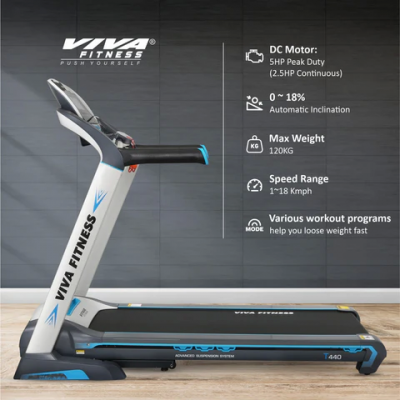 VIVA FITNESS T 440 MOTORISED TREADMILL